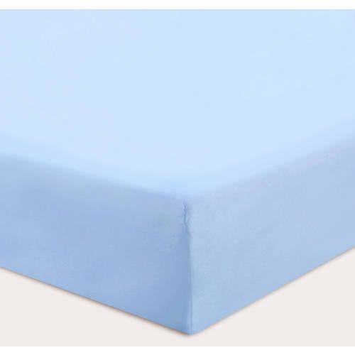 NOUS Kids basis baby hoeslaken wieg 80 x 40 cm lichtblauw