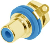 Rean AV NYS367-6-CON Cinch-connector Bus, montage vertical Nombre de pôles : 2 Bleu 1 pièce(s)