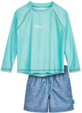 Playshoes UV-beschermende zwemset voor kinderen met 1/1-arm haai 461523