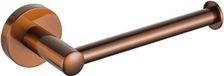 FortiFura Calvi toiletrolhouder/reserverolhouder - zonder klep - rond - PVD - geborsteld koper