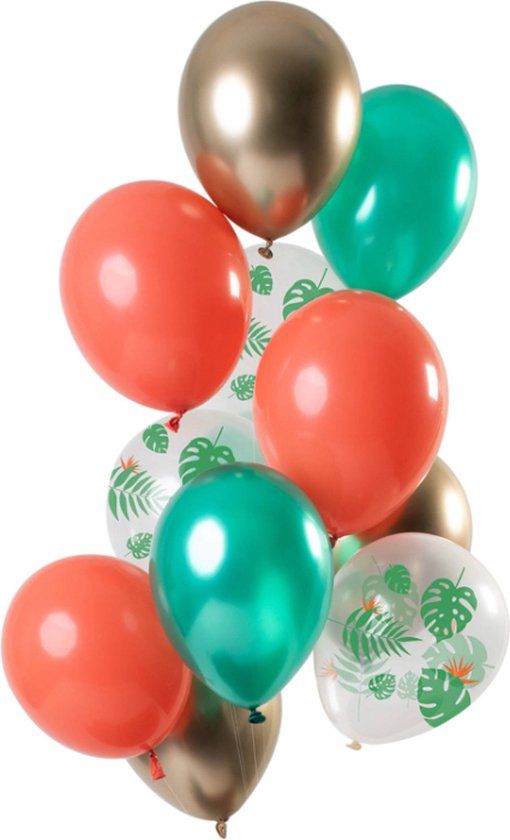 Folat Ballonnen Tropical Gem 30cm - 12 stuks