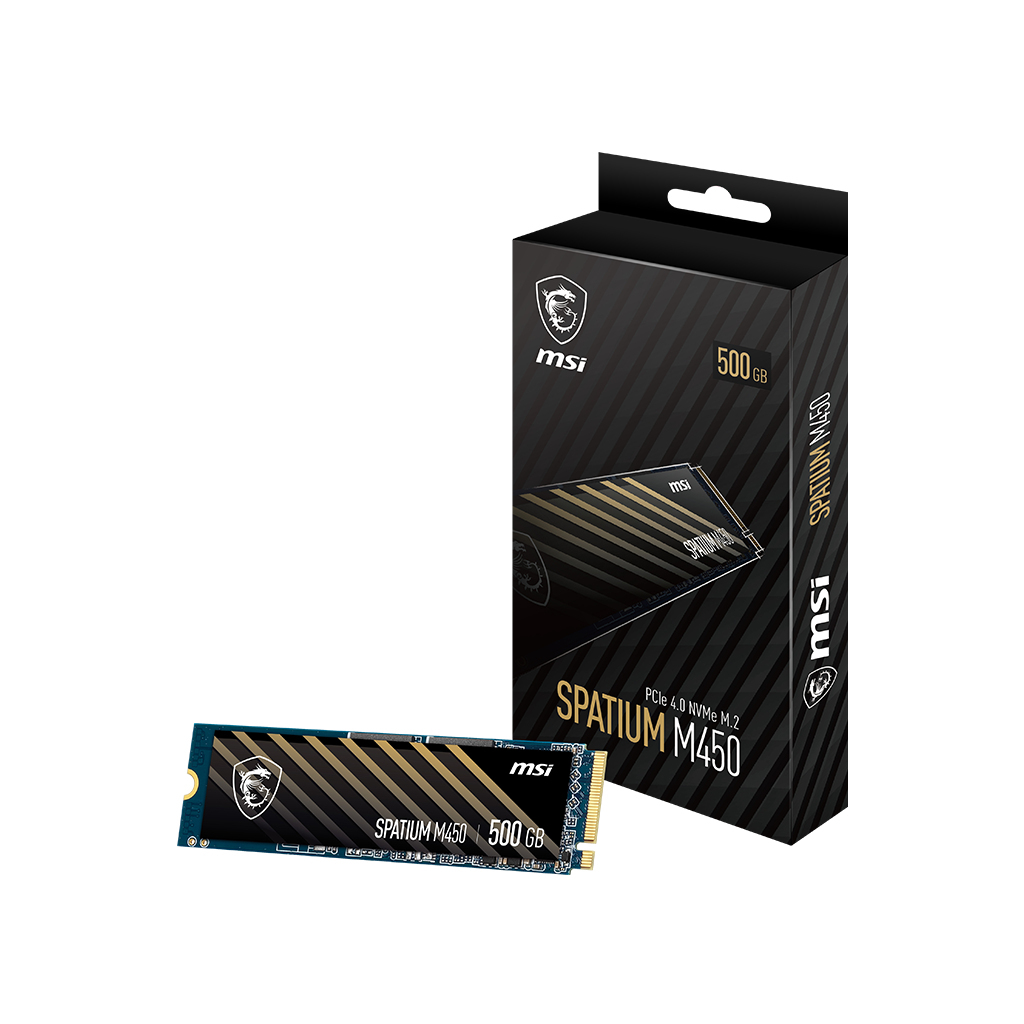 MSI SPATIUM M450 PCIe 4.0 NVMe M.2 500GB