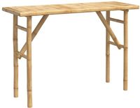 vidaXL Wandtafel 115x39x75 cm bamboe