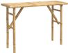 vidaXL Wandtafel 115x39x75 cm bamboe