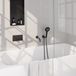 Brauer Black Carving Thermostatische Inbouw Badkraan
