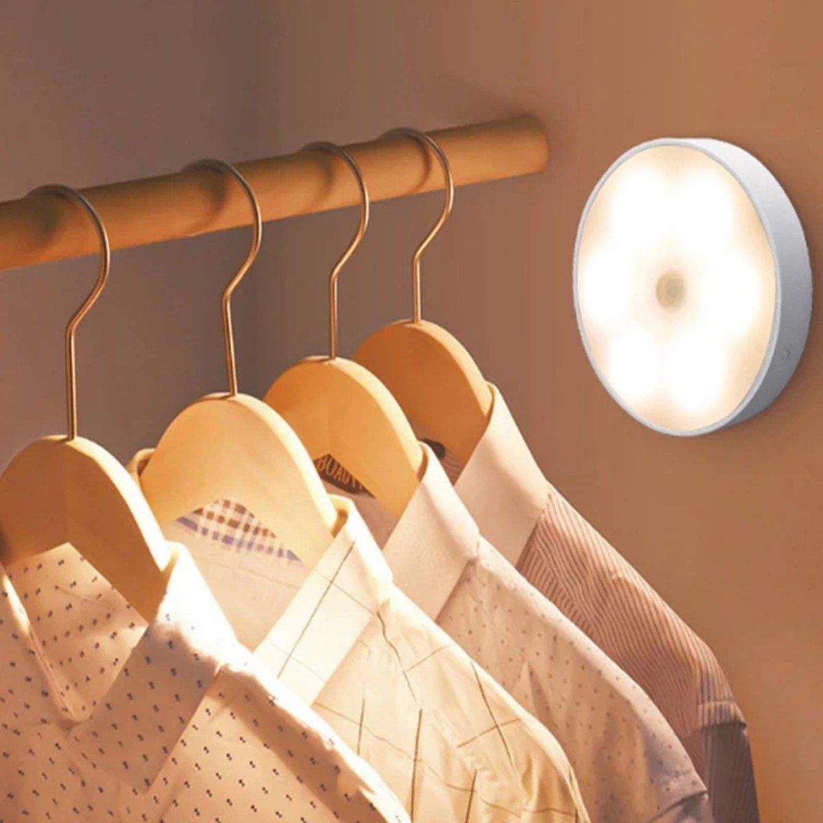 Bantach Draadloze LED Lamp met Bewegingssensor - Warm Wit Licht - USB Oplaadbaar
