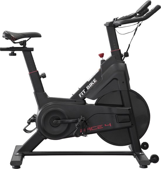 FitBike Race 4 Indoor Cycle - Bluetooth - Magnetische Weerstand - Zwart
