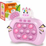 Merkloos Pop it - Handheld spelconsole - 999 levels - Met licht en geluid - Speelgoed voor kinderen en volwassenen