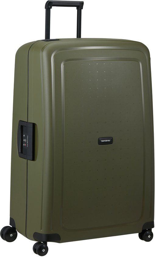 Samsonite Koffer - S'Cure Spinner (4 wiel) 81/30 - Olive - 138 l - 5 kg