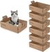 Merkloos / Sans marque BeiJingLiangPinJiaZuoKeJiWenHuaFaZhanYouXianGongSi Wegwerp Kartonnen Kattenbak - 6 stuks