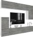 BELINI Meuble mural Milano 8 250 cm Gris mat