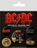 Pyramid International AC/DC Button Albums 5-pack