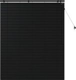 vidaXL - Venetiaanse jaloezie - Zwart - 140 x 160 cm