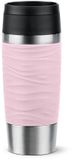 Emsa Travel Mug Classic Waves Isoleerbeker 0.36 L - RVS/roze
