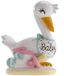 dekora We Love Parties GmbH Baby Ooievaar Taarttopper voor Geboorte 10cm