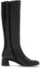 Gabor Dames Laarzen Zwart Leer Blokhak 3-4 cm Maat 39