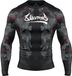8 WEAPONS Rashguard L/S Hit 2.0 Zwart Rood - XL