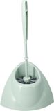 Bathroom Solutions Toiletborstel met houder - mintgroen - 36 cm - kunststof
