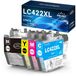 Omgoods - Cartouches d'encre compatibles avec Brother LC-422XL (4 pièces)