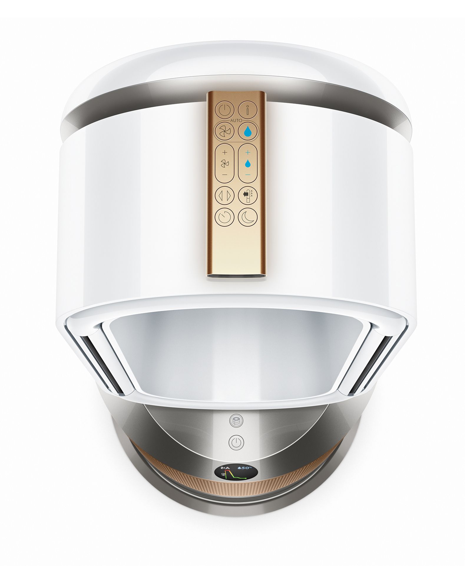 Dyson Purifier Humidify + Cool PH2 De-NOx - Luchtreiniger - Ventilator - HEPA filter - Wit/Goud