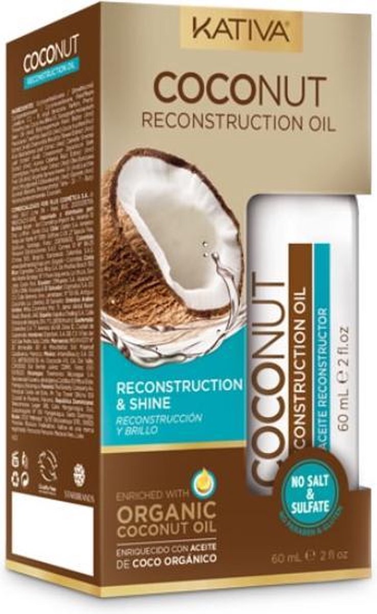 Kativa Coconut Reconstruction Oil 60ml