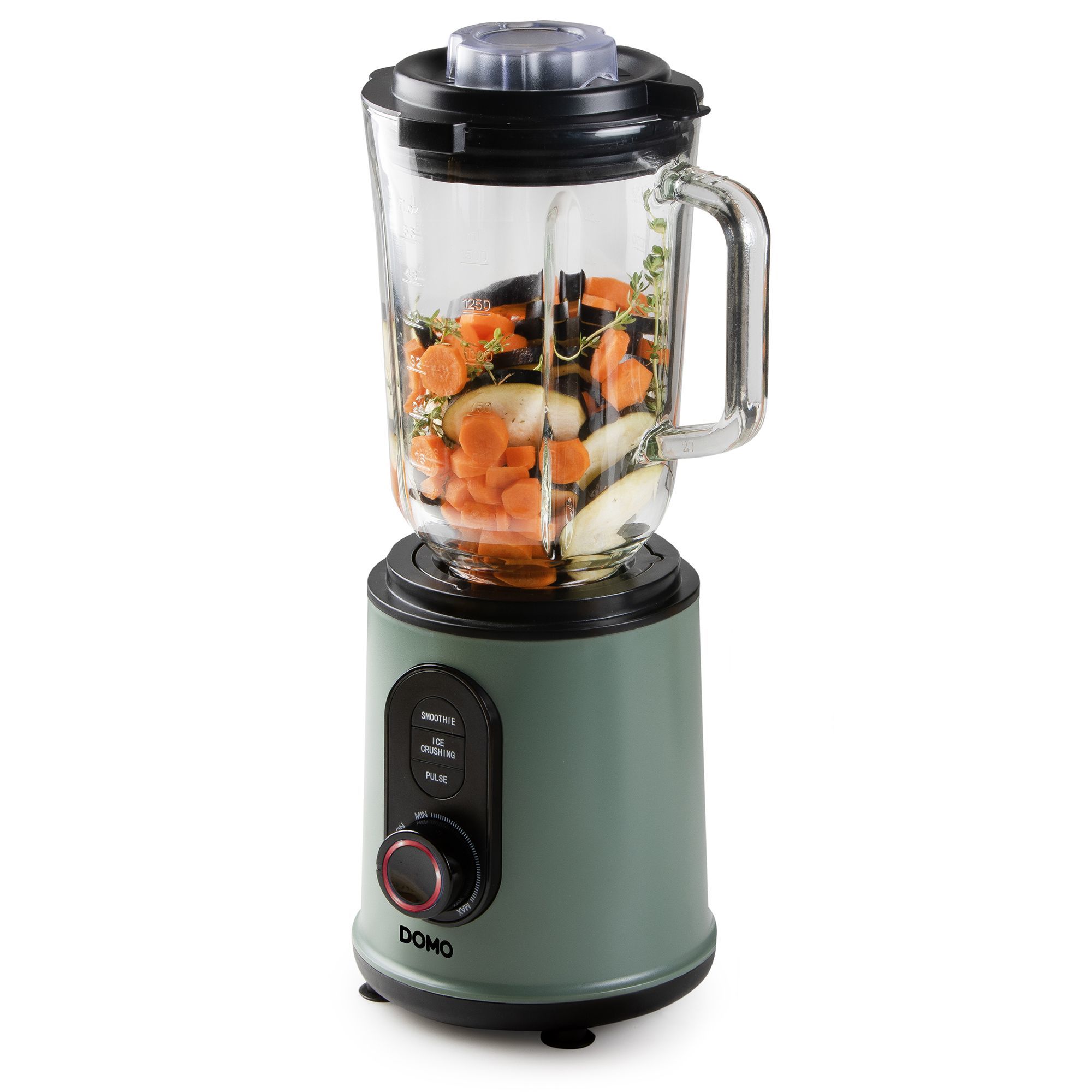 Domo DO734BL Blender - 800W - Groen - 1.5L - IJs-crusher