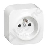 Legrand FORIX IP20 - Wandcontactdoos 2P+Z, 16A - 250V, wit