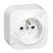 Legrand FORIX IP20 - Wandcontactdoos 2P+Z, 16A - 250V, wit