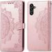 iMoshion Mandala Bookcase - Hoesje voor Samsung Galaxy A25 / A24 - Rosé Goud