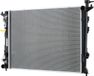 HELLA Radiateur pour refroidissement moteur, avec ailettes de refroidissement soudées, dimensions 635 x 478 mm, adapté entre autres au HYUNDAI ix35