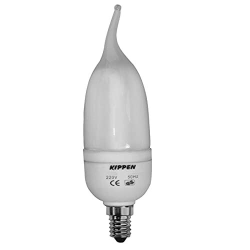 kippen 1416B1 spaarlamp, model windslag, 13 watt, warm licht 2700 K