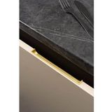 Viefe HIDE Poignée coquille en métal, noir mat - 64 mm