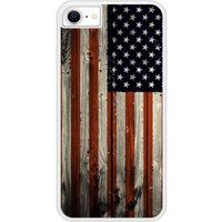 USA Hood Bedrukt siliconen hoesje compatibel met iPhone SE 2020, Apple iPhone SE 2022