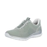 Rieker L3262 MocassinDames, Groen, 36 EU