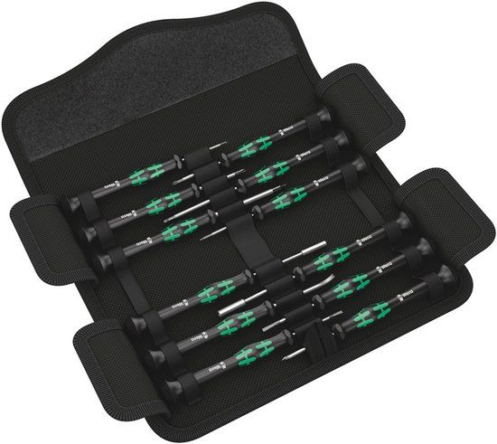 WERA Kraftform Micro Electronics 1 - 12-delige Micro-schroevendraaierset