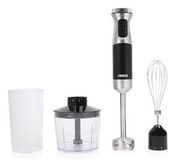 Princess Mixeur plongeant 1000W Noir, Inox, Transparent