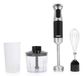 Princess Mixeur plongeant 1000W Noir, Inox, Transparent