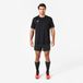 Rugbyshort voor heren r500 zwart
