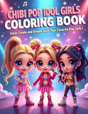 Chibi Pop Idol Girls Coloring Book