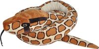 Wild Republic Pluche birmese python - knuffeltje - 280 cm - slangen knuffels - wilde dieren