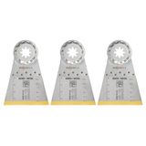 FEIN E-Cut Long-Life zaagblad Bimetaal met lange levensduur, zaagblad voor diepe sneden, Ve. 3 st., Breedte 50 mm, Lengte 65 mm, StarlockPlus Houder, Bimetaal zaagblad met titanium coating