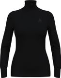 ODLO Active Warm Col 1/2 zip Thermoshirt Dames - Zwart - Maat XS