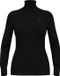 ODLO Active Warm Col 1/2 zip Thermoshirt Dames - Zwart - Maat XS