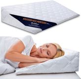ASE Coussin-cale pour Lit et Canapé 45x100 cm - Coussin et cale anti-reflux pour Adultes – Coussin-cale de lit, coussin de lecture, coussin de dos, tête de lit, coussin pour jambes – Rehausseur de matelas Housse lavable Oeko-Tex