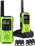 Retevis RT649P Portofoon, Tweekanaals portofoon, IP67 waterdicht, SOS-knop, PMR 446 (licentievrij), CTCSS/DCS, LED-zaklamp, 1200 mAh batterij, bereik. Portofoons voor skiën en surfen (2 stuks)