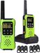 Retevis RT649P Portofoon, Tweekanaals portofoon, IP67 waterdicht, SOS-knop, PMR 446 (licentievrij), CTCSS/DCS, LED-zaklamp, 1200 mAh batterij, bereik. Portofoons voor skiën en surfen (2 stuks)