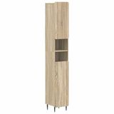 vidaXL Badkamerkast met Open Plank ZWOLLE Sonoma Eiken