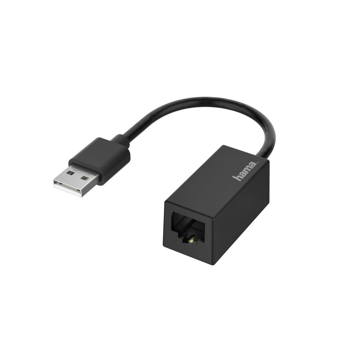Hama USB 2.0 naar Ethernet Adapter - 100 Mbit/s - Zwart