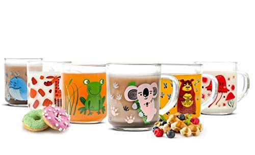 Sendez 6 diermotief bekers 230 ml