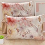 PETTI Artigiani Italiani - Paar kussenslopen 60 x 40 cm van microvezel, decoratief kussen voor slaapkamer, bank, woonkamer, set van 2 kussenslopen, bloemenpatroon 1, 100% Made in Italy